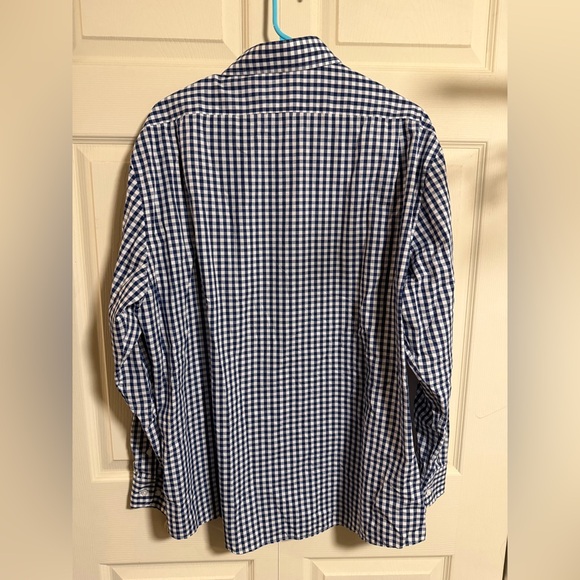 Dockers men’s XL blue and White Checkered long sleeve button down Shirt - Picture 3 of 3